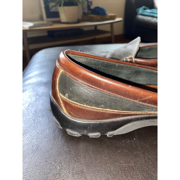 Allen Edmonds Boulder Size 10B Black Leather Loafer Driving Shoes - Picture 3 of 16